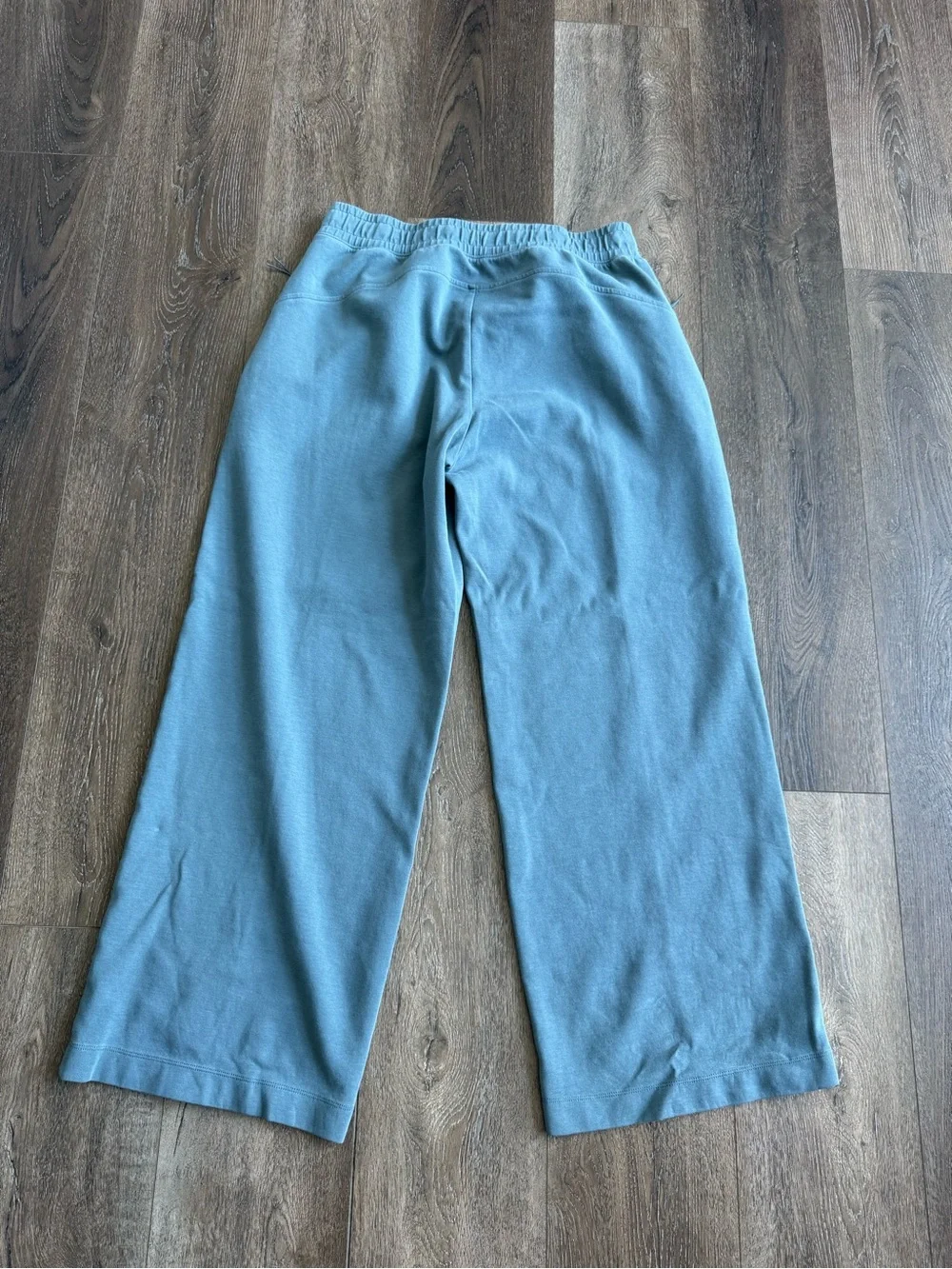 Old Navy Wide Leg Drawstring Sweatpants in Dusty Teal Size Large